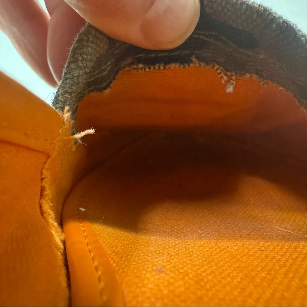 Tory Burch Reva Camouflage and Orange Loafers - Picture 13 of 14